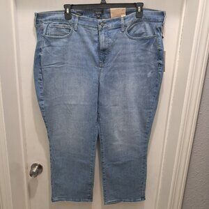 🌹 NWT NYDJ Marilyn Straight Ankle Jeans 24W Easley Wash Lift Tuck 🌹